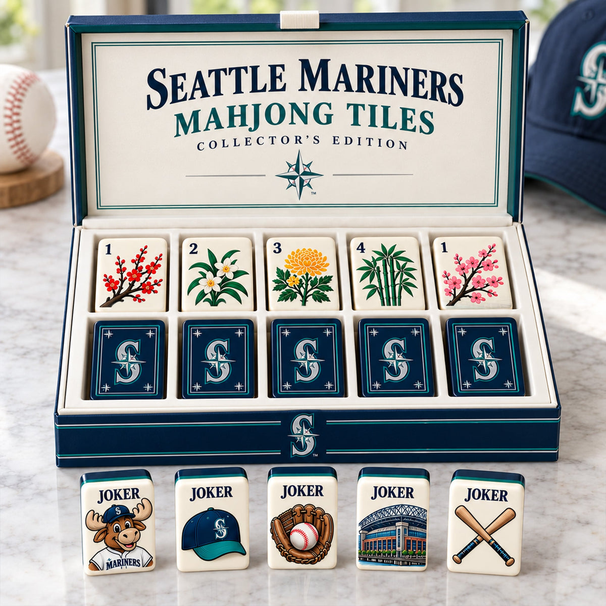 Premium STMR Mahjong Tiles Set PVNA