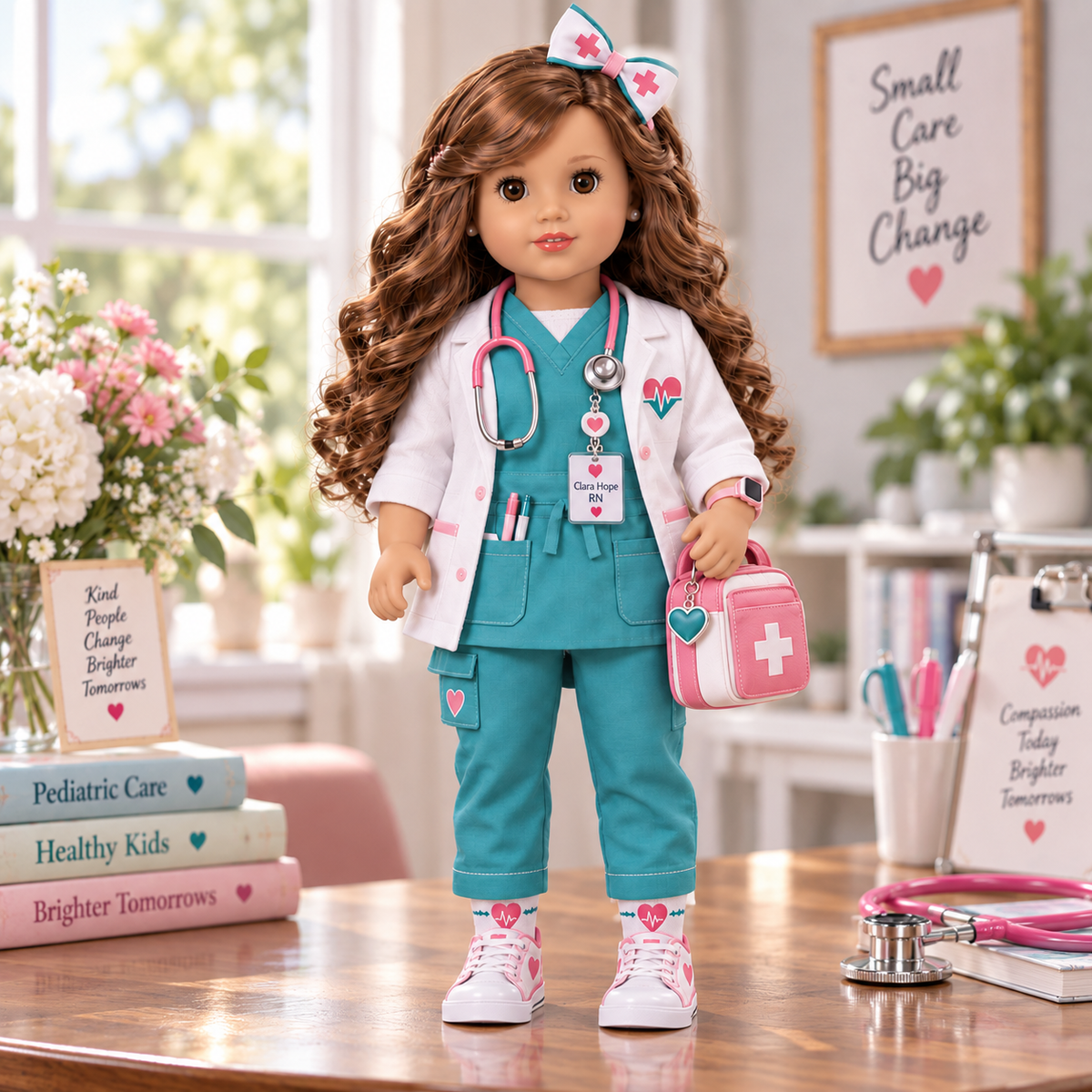 Premium NURSE Commemorative Collector Doll NTNA