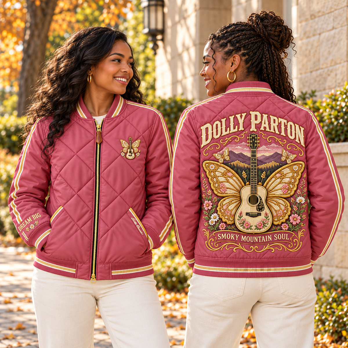 DLPT Premium Classic Quilted Bomber Jacket TMH