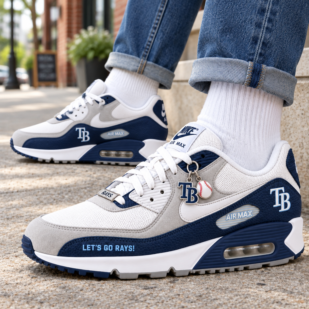 Tampa Bay Rays Premium Low-Top Sneakers