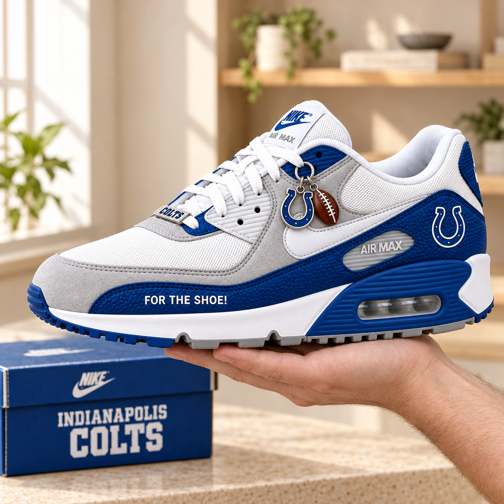 Indianapolis Colts Premium Low-Top Sneakers
