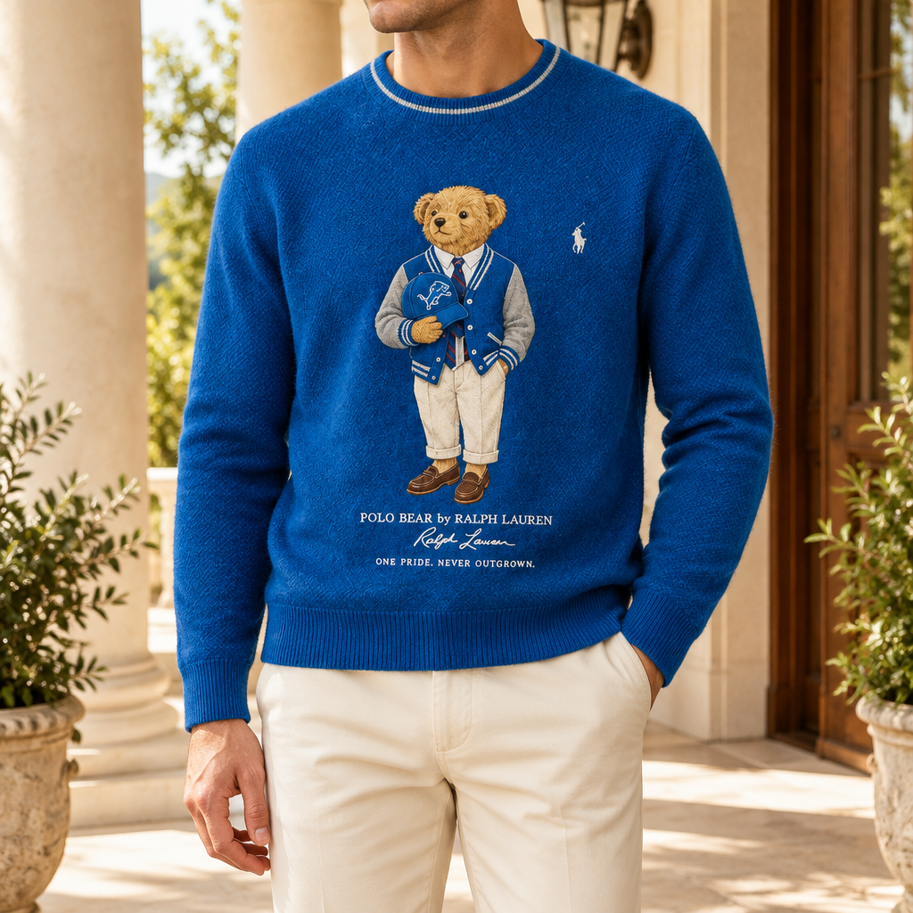 Detroit Lions Premium Crewneck Sweater