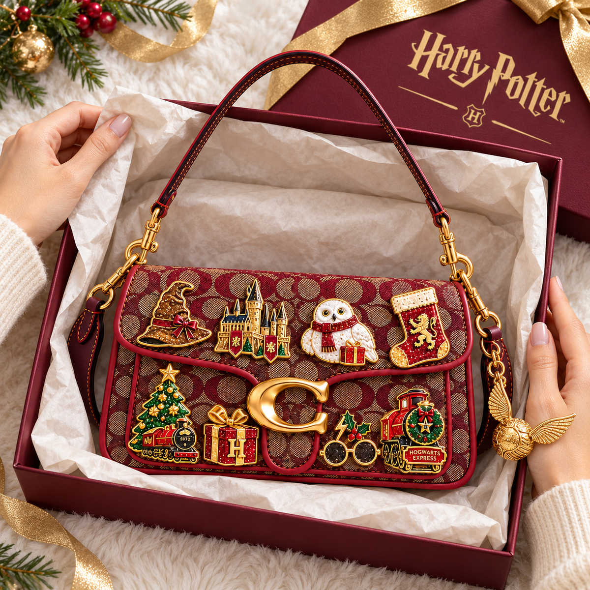 Premium HRP Noel Shoulder Cross With Charm NPL