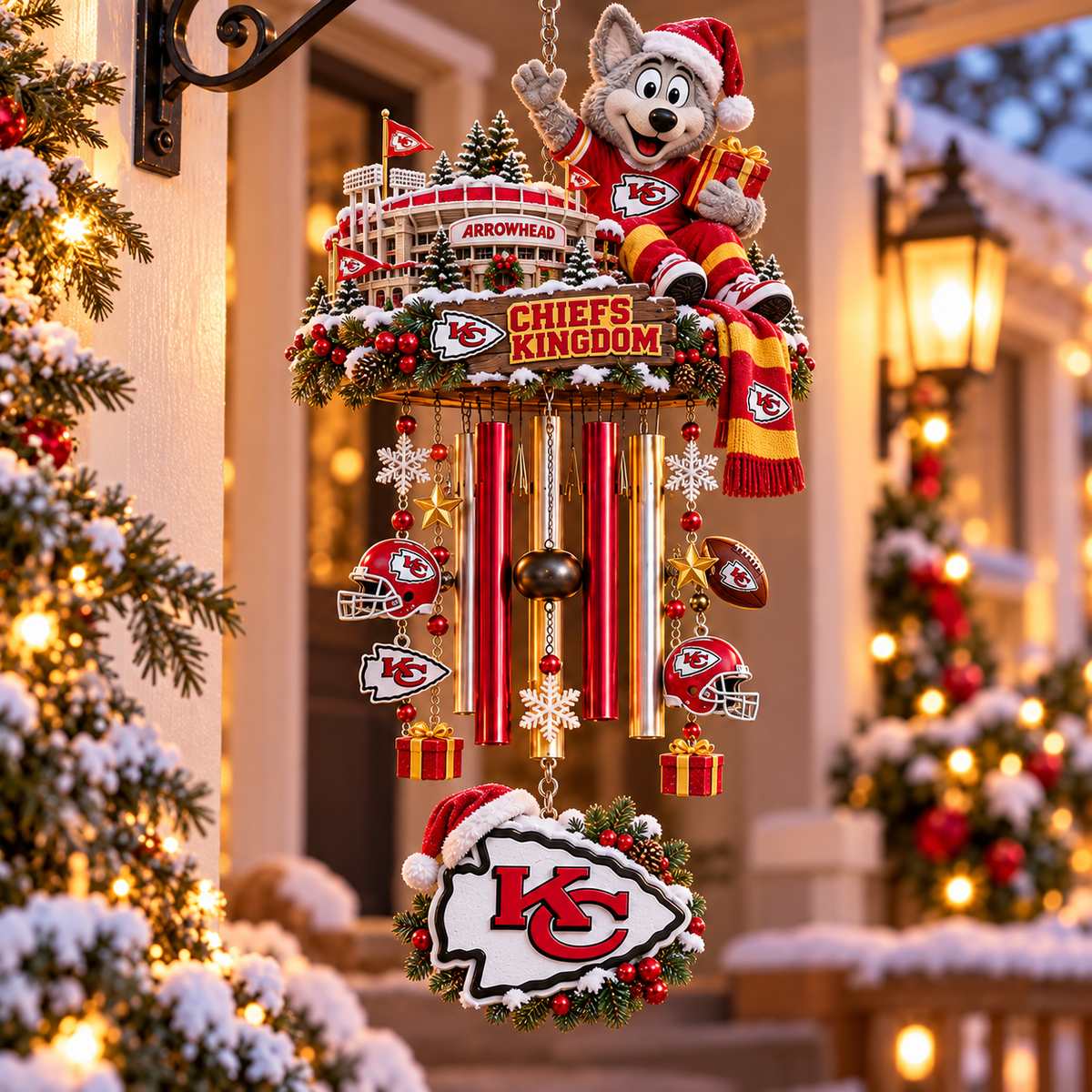 KCC Christmas Wind Chime With Charm TNSM