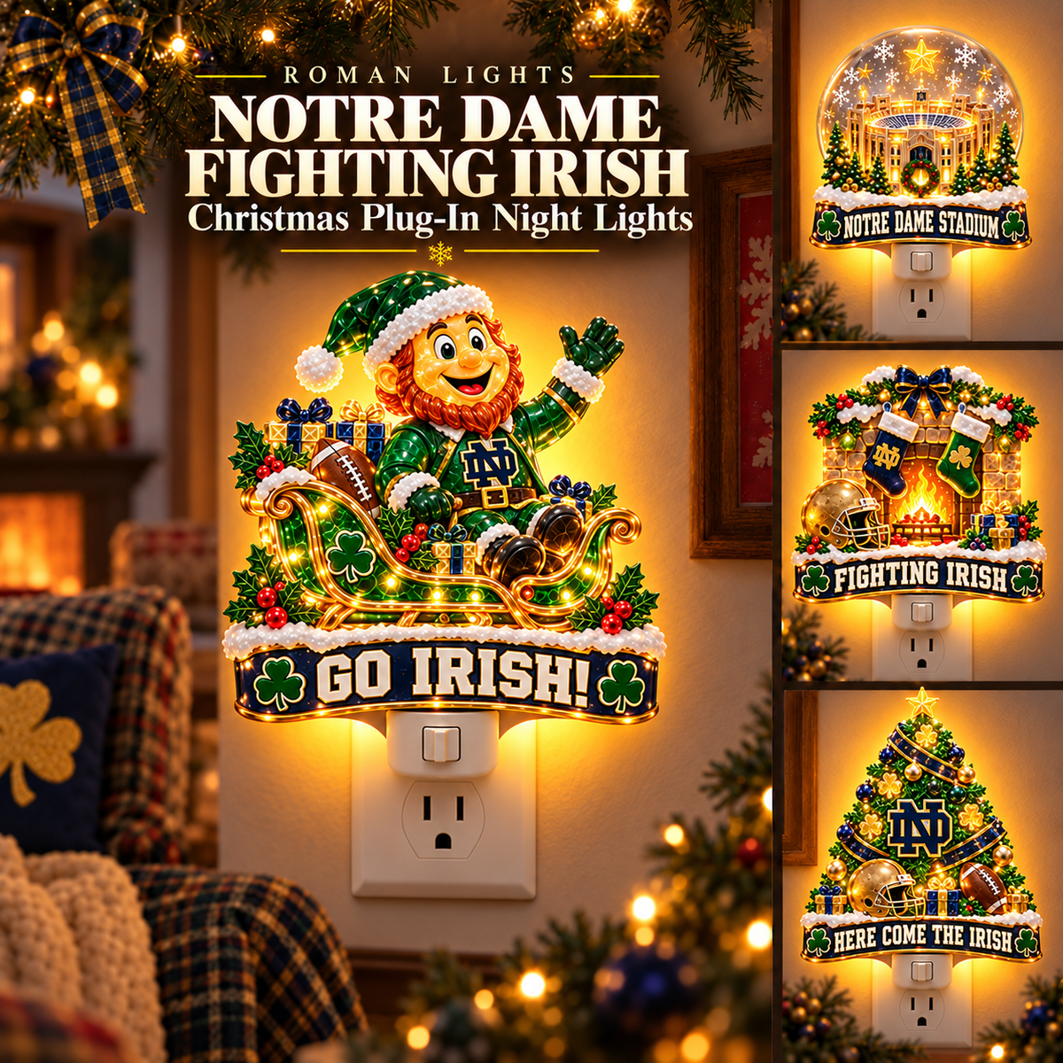NDFI Christmas Plug-In Night Light Set TMH