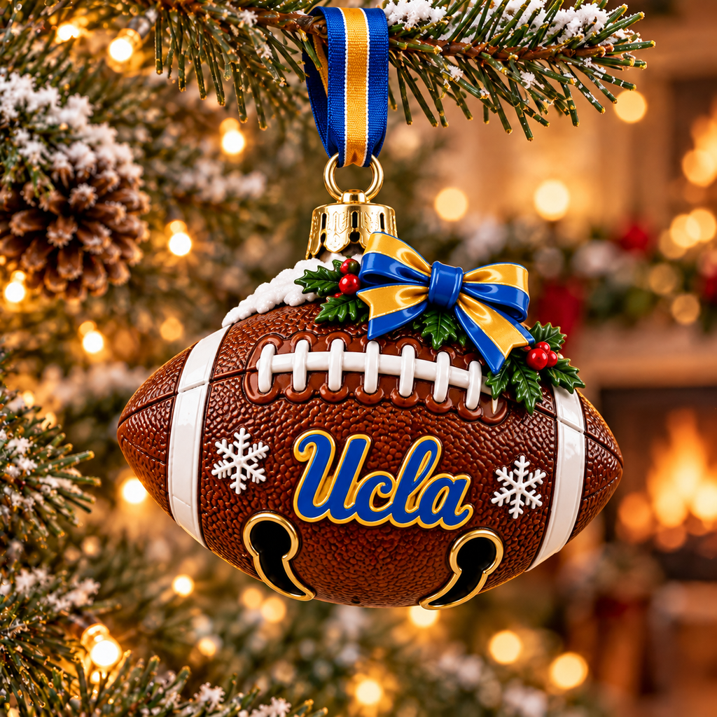 Premium UCLA Christmas Bell Ornament TTMH