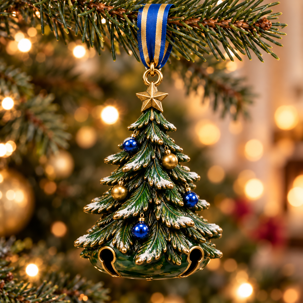 Premium UCLA Christmas Bell Ornament TTMH