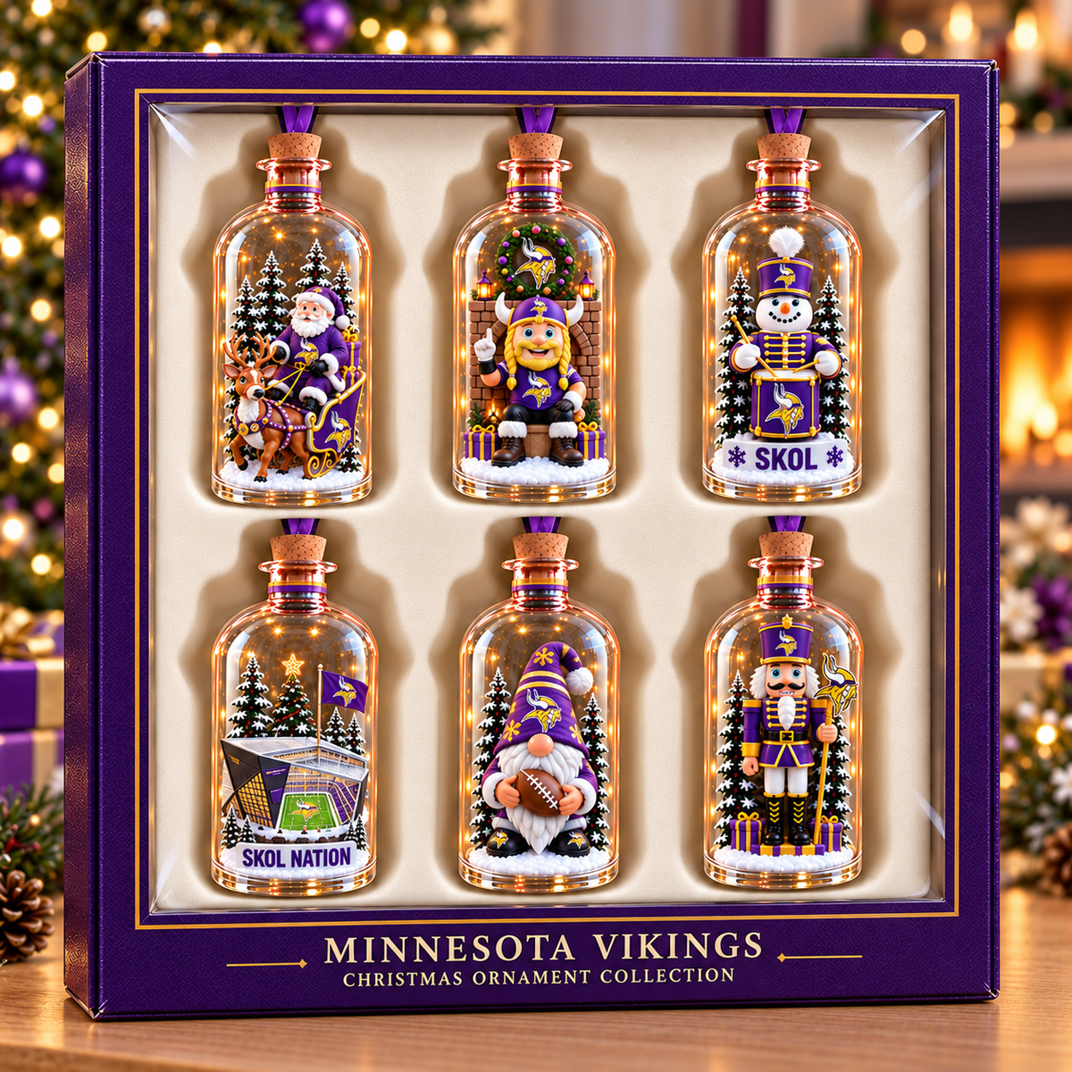 MNVK Premium Christmas Tree Ornament Set TMH