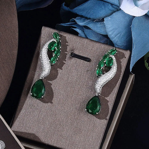 2024 New 4-piece Jewelry Set with Cubic Zirconia, Suitable for Women's Wedding Party Wedding Accessories Dubai, Saudi Arabia