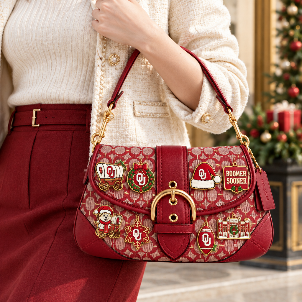 Oklahoma Sooners Soho Bag With Charm