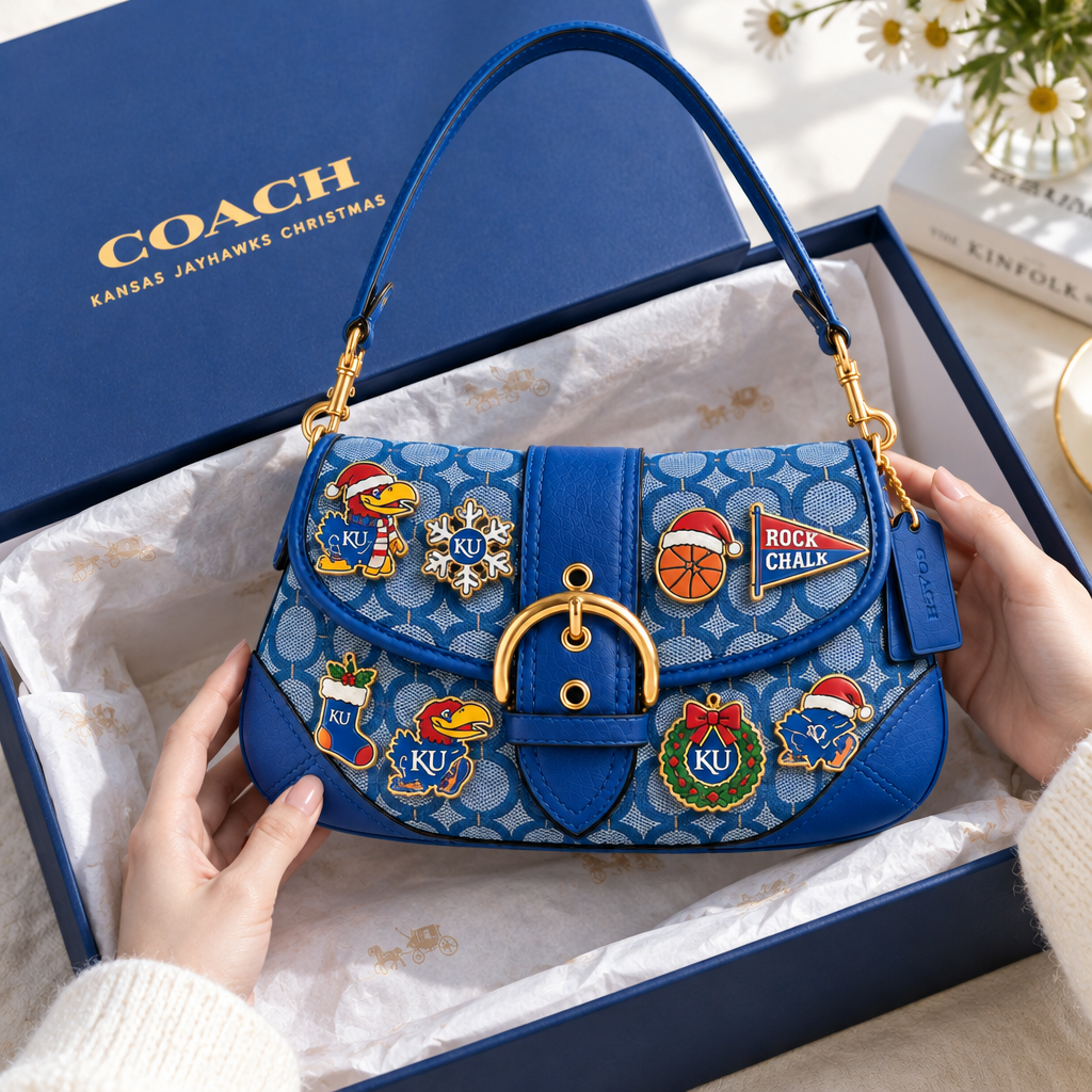 Kansas Jayhawks Soho Bag With Charm