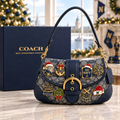 Navy Midshipmen Soho Bag With Charm