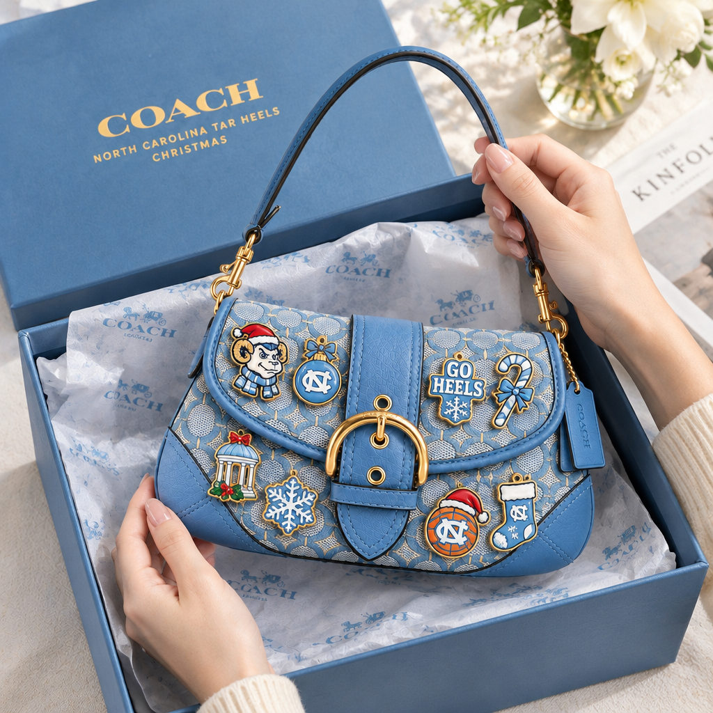 North Carolina Tar Heels Soho Bag With Charm