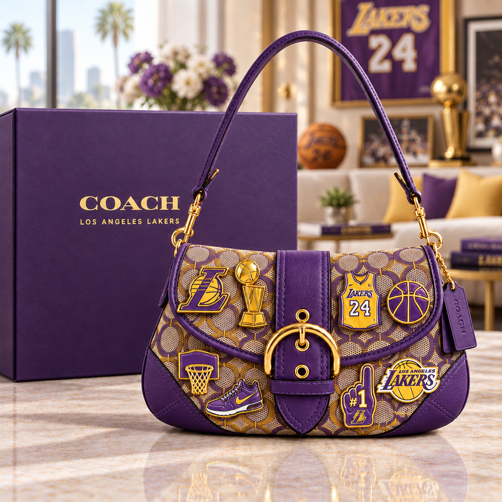 Los Angeles Lakers Soho Bag With Charm