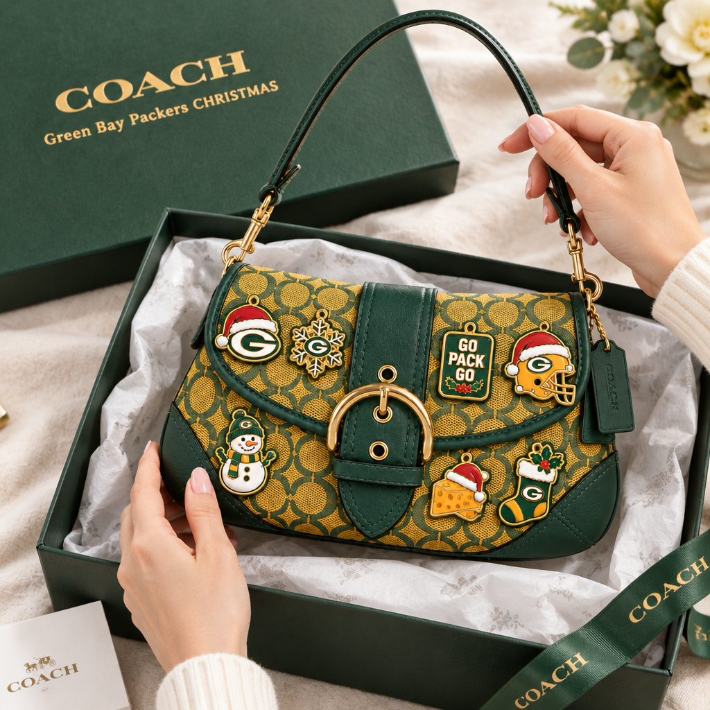 Green Bay Packers Soho Bag With Charm