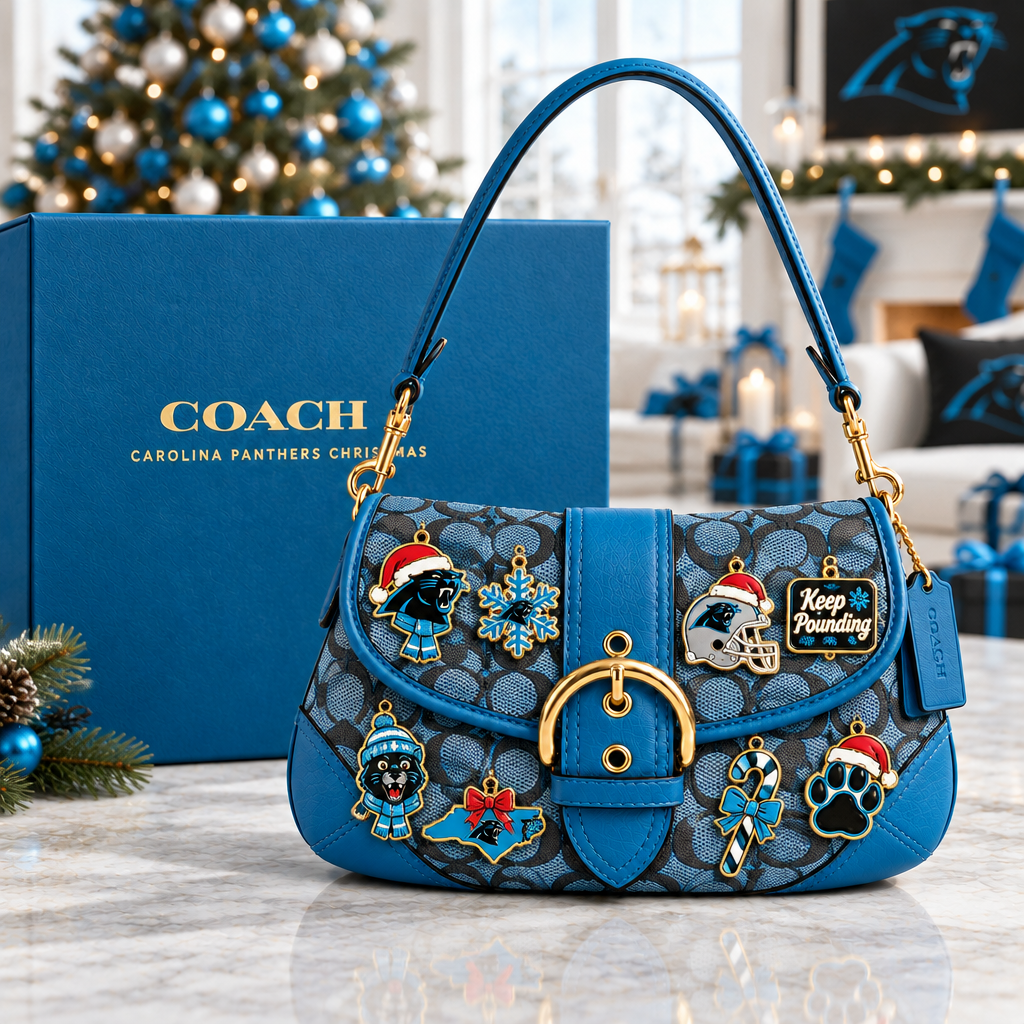 Carolina Panthers Soho Bag With Charm