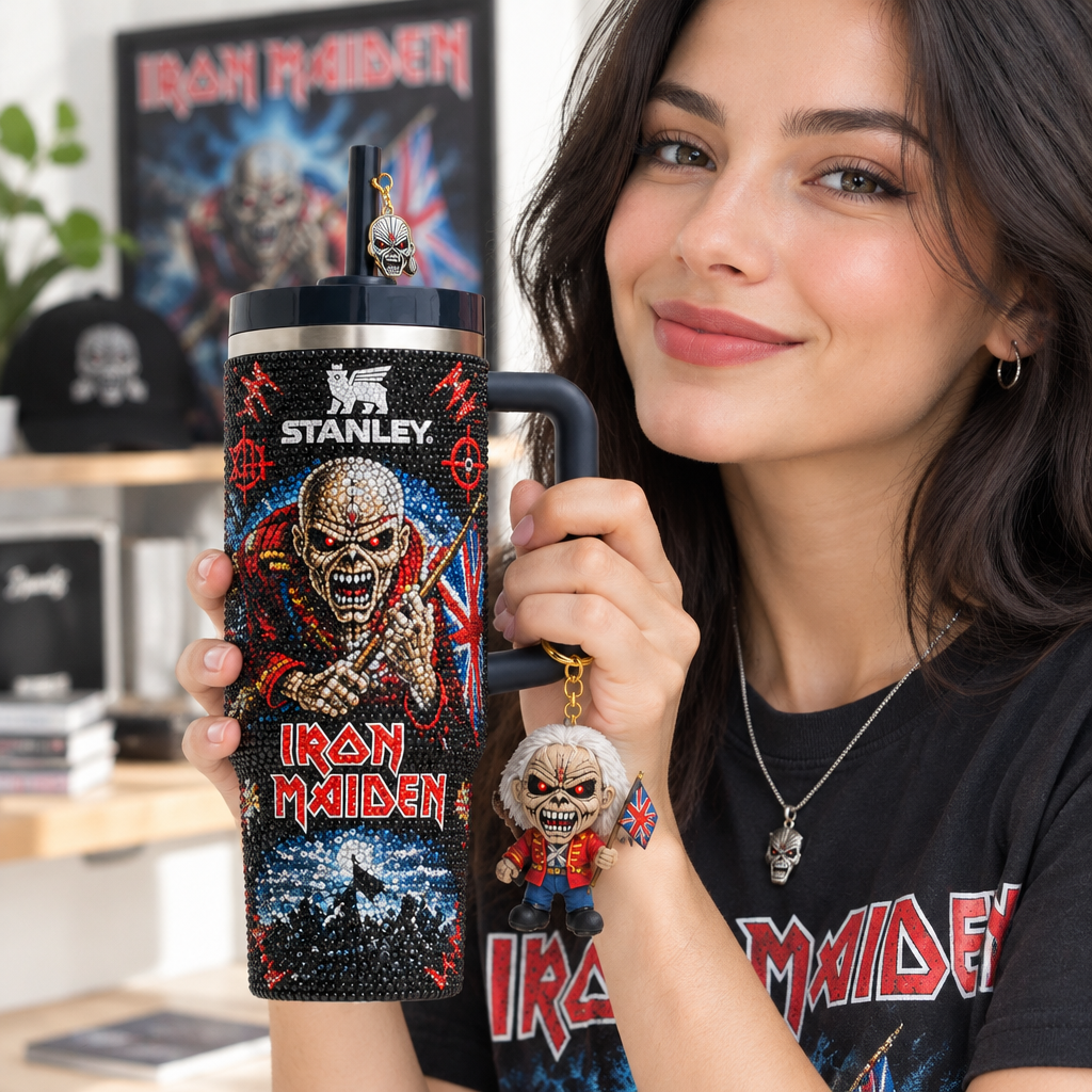Iron Maiden 40oz Tumbler With Handle TTNL