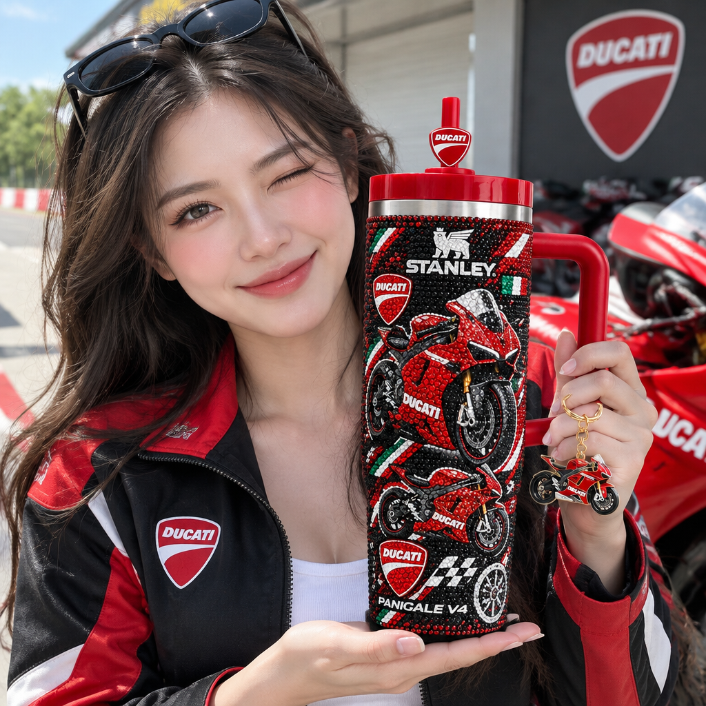 Ducati 40oz Tumbler With Handle TTNL